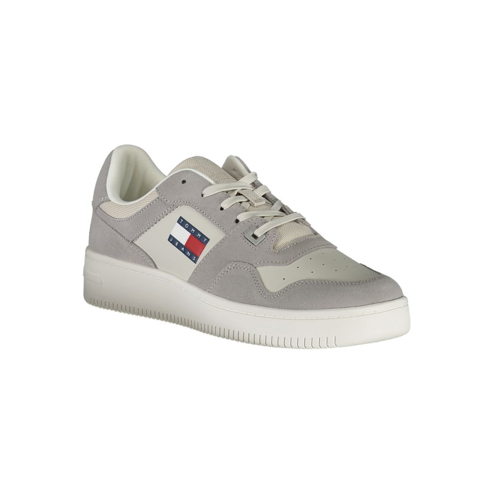 Tommy Hilfiger Gray Polyester Sneaker by Tommy Hilfiger