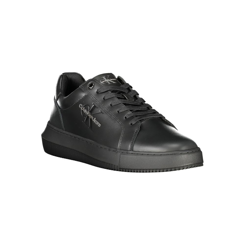 Calvin Klein Black Polyester Sneaker by Calvin Klein