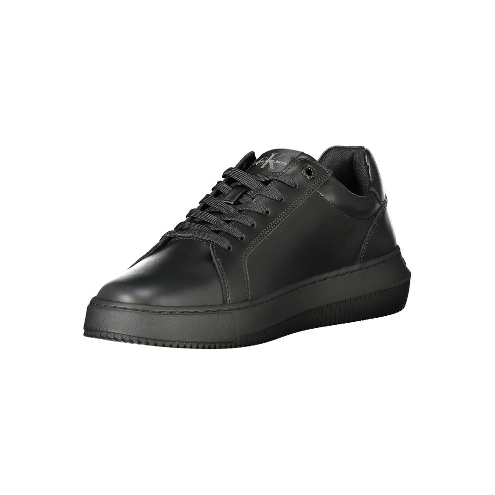Calvin Klein Black Polyester Sneaker by Calvin Klein