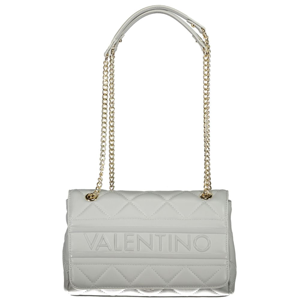 Mario Valentino Gray Polyethylene Women Handbag by Mario Valentino