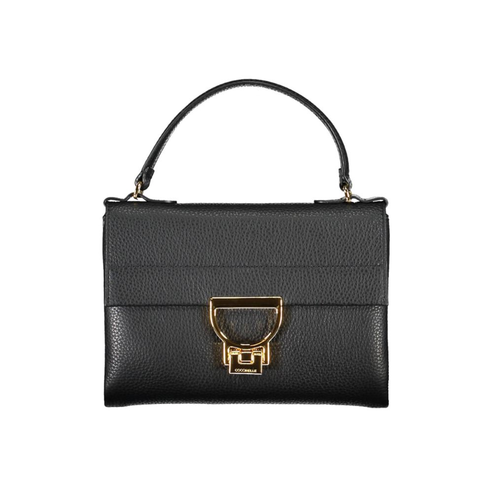 Sac à main Coccinelle en cuir noir pour femme