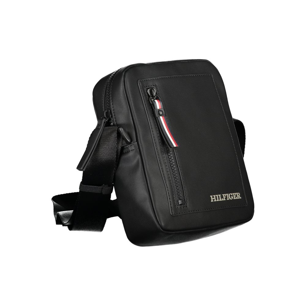 Sac à bandoulière en polyéthylène noir Tommy Hilfiger