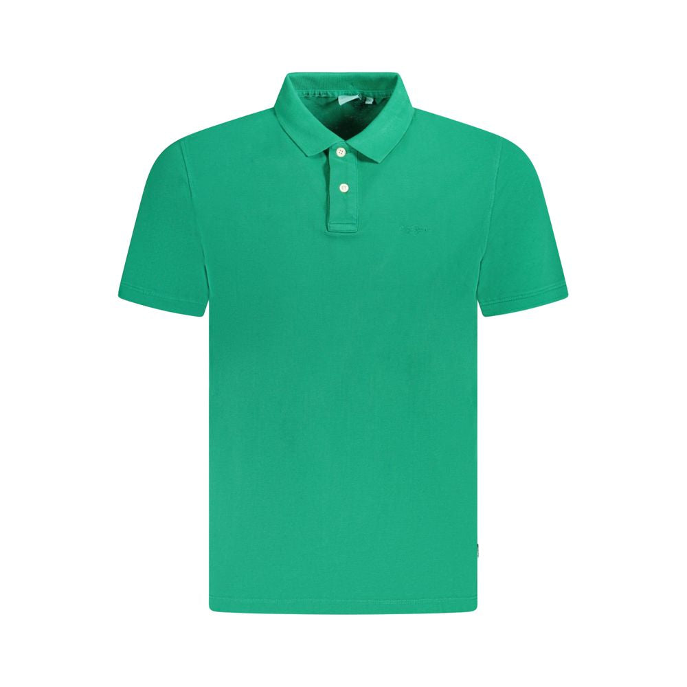 Polo en coton vert Pepe Jeans