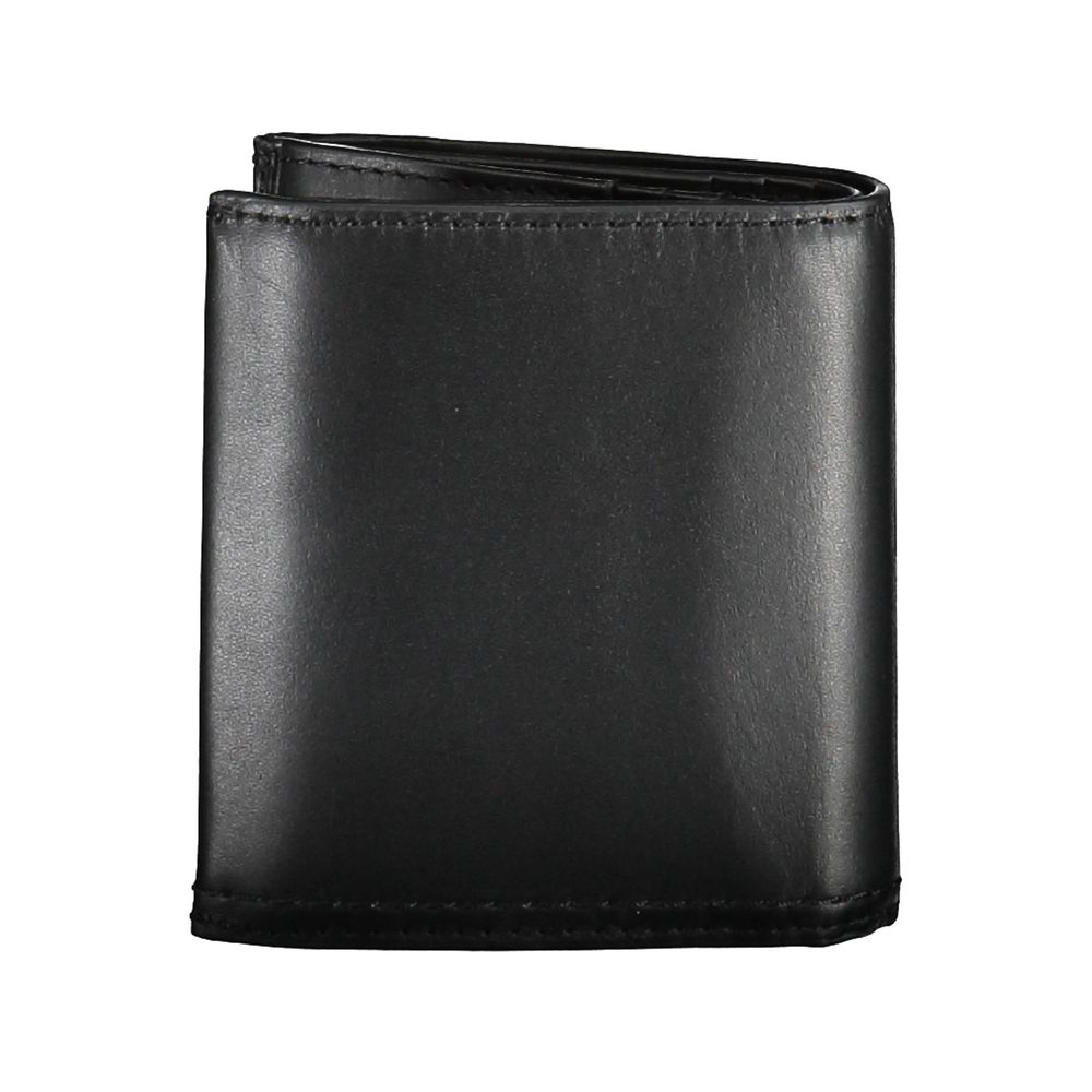Portefeuille homme en cuir noir Calvin Klein