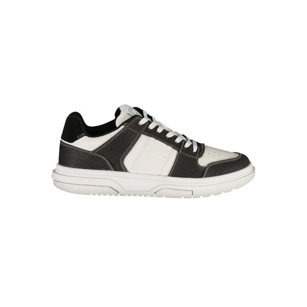 Tommy Hilfiger Black Polyester Sneaker by Tommy Hilfiger