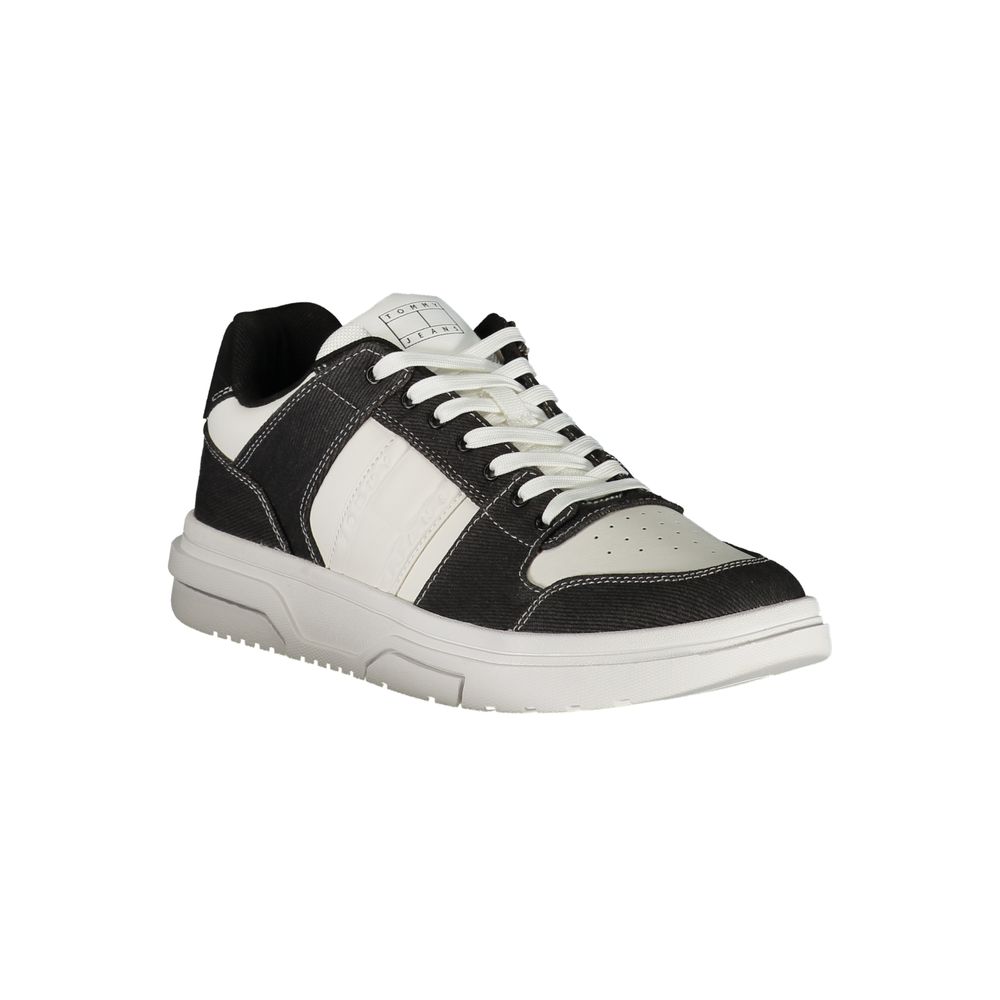 Tommy Hilfiger Black Polyester Sneaker by Tommy Hilfiger