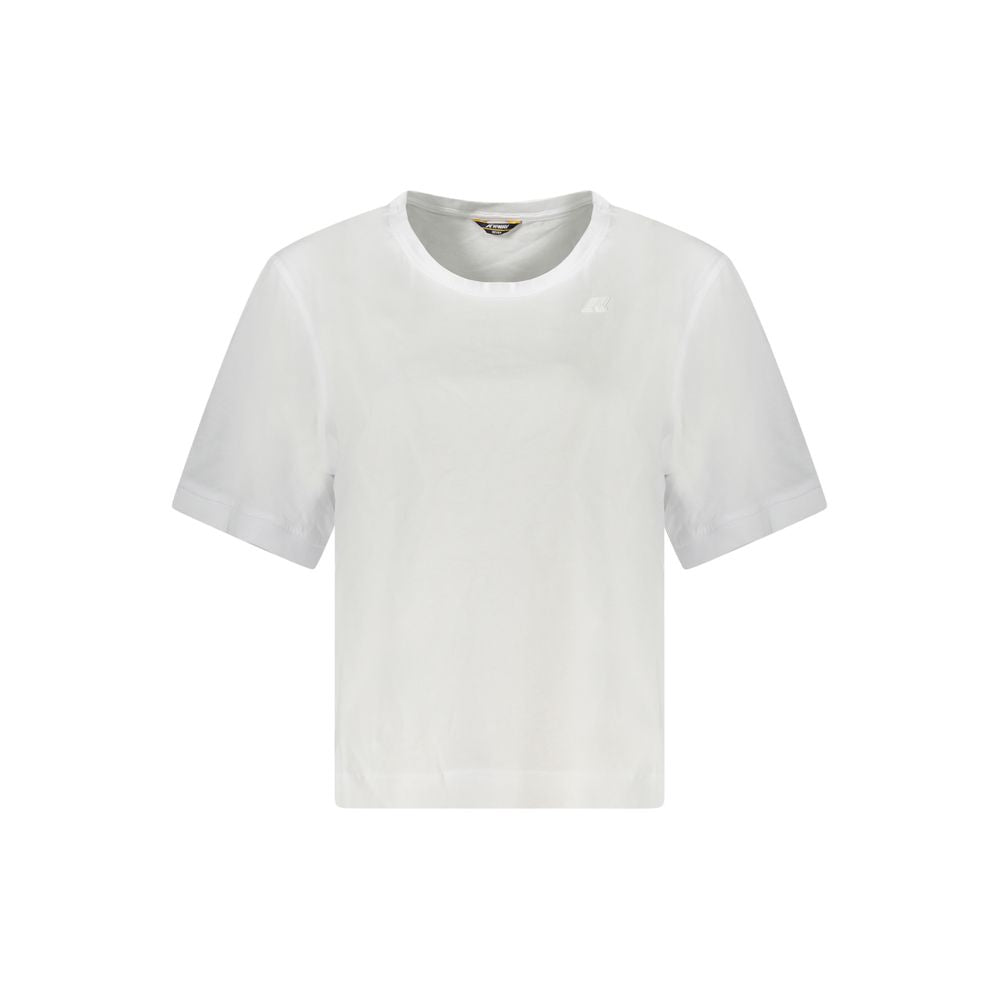 K-WAY White Cotton Women Top by K-WAY