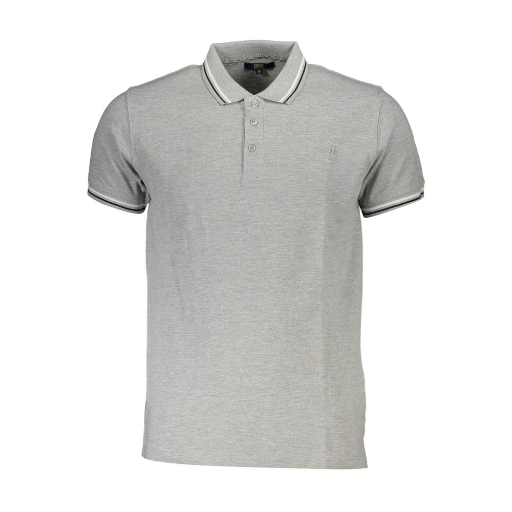 Polo Cavalli Class en coton marron pour homme