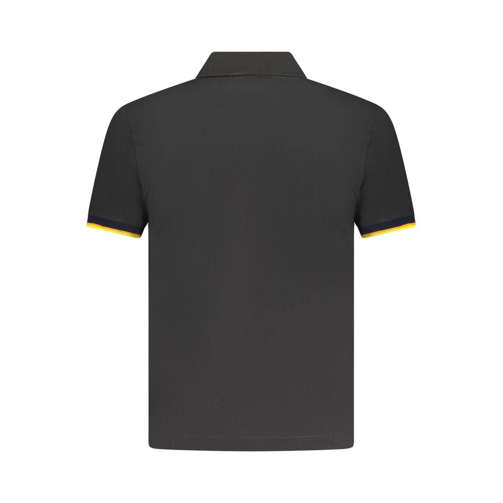 Polo en coton noir K-WAY