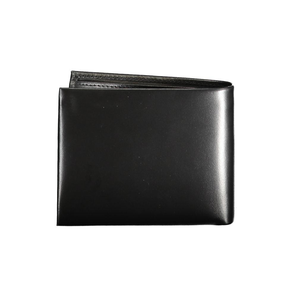 Portefeuille en cuir noir Mario Valentino