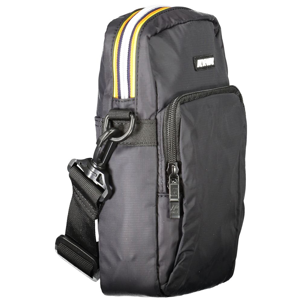 Sac bandoulière K-WAY en polyamide noir pour homme