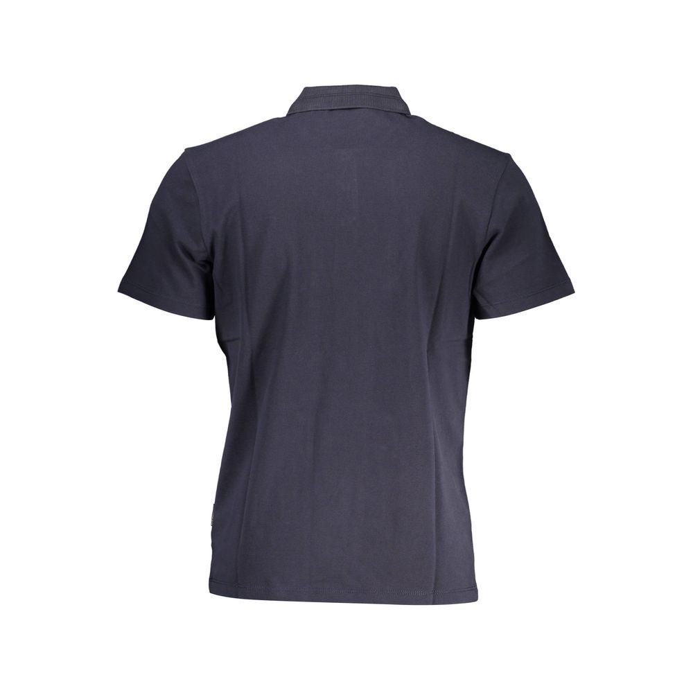 Polo Napapijri Bleu Coton Homme