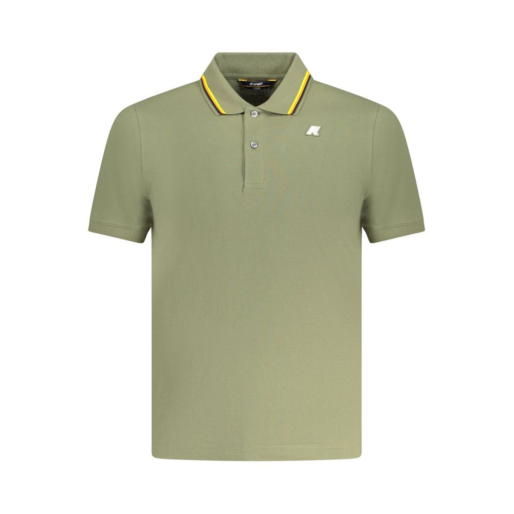 Polo en coton vert K-WAY