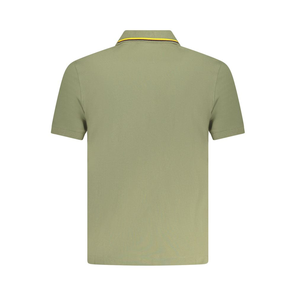 Polo en coton vert K-WAY