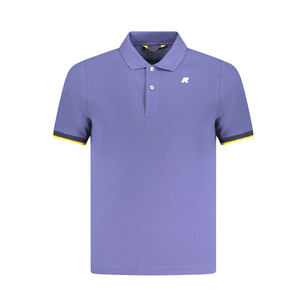 Polo en coton bleu K-WAY