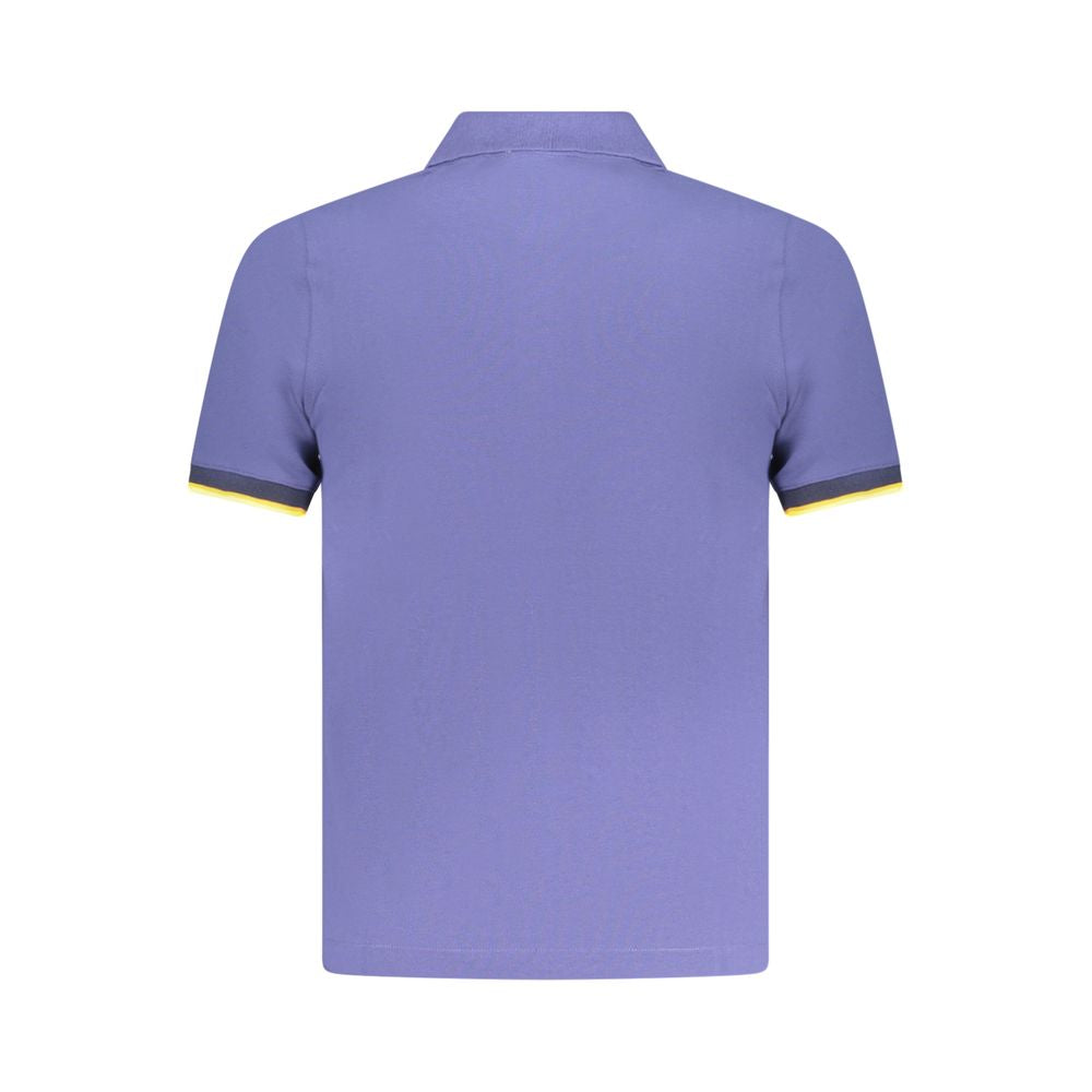 Polo en coton bleu K-WAY