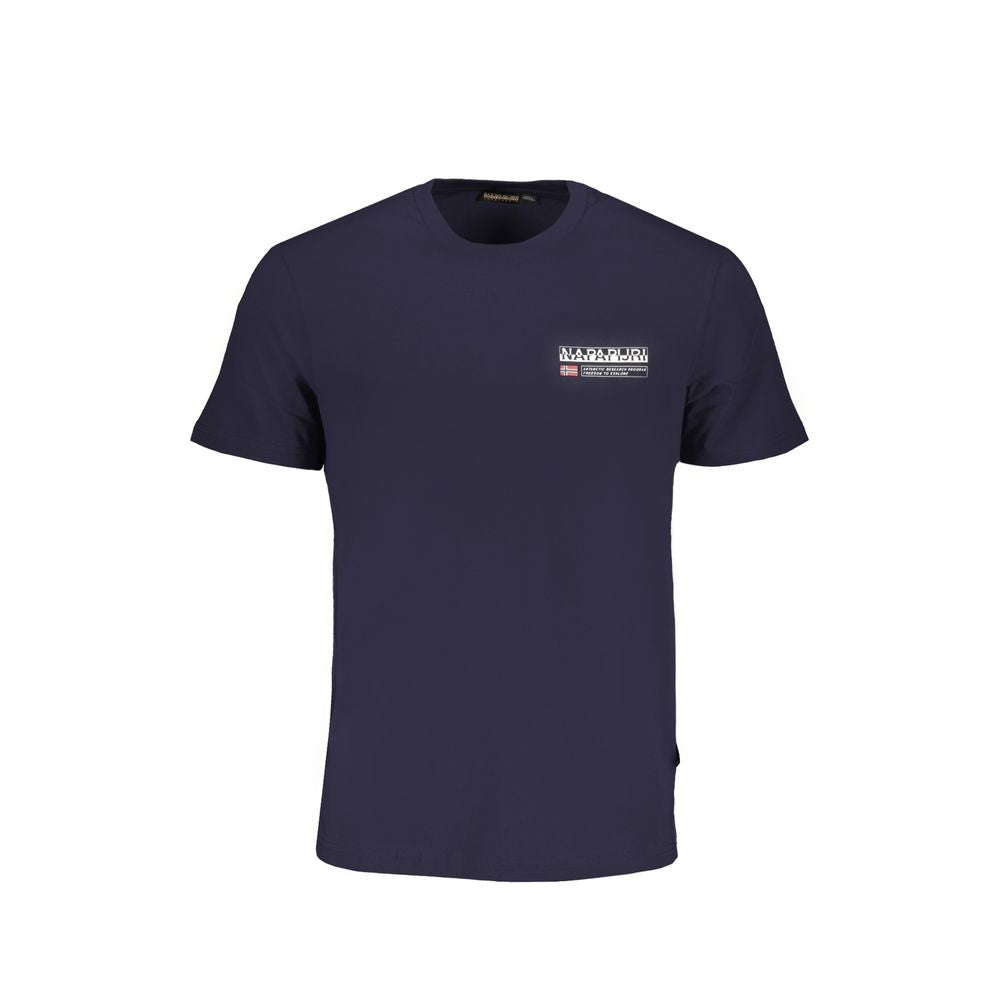 Napapijri Blue Cotton T-Shirt by Napapijri