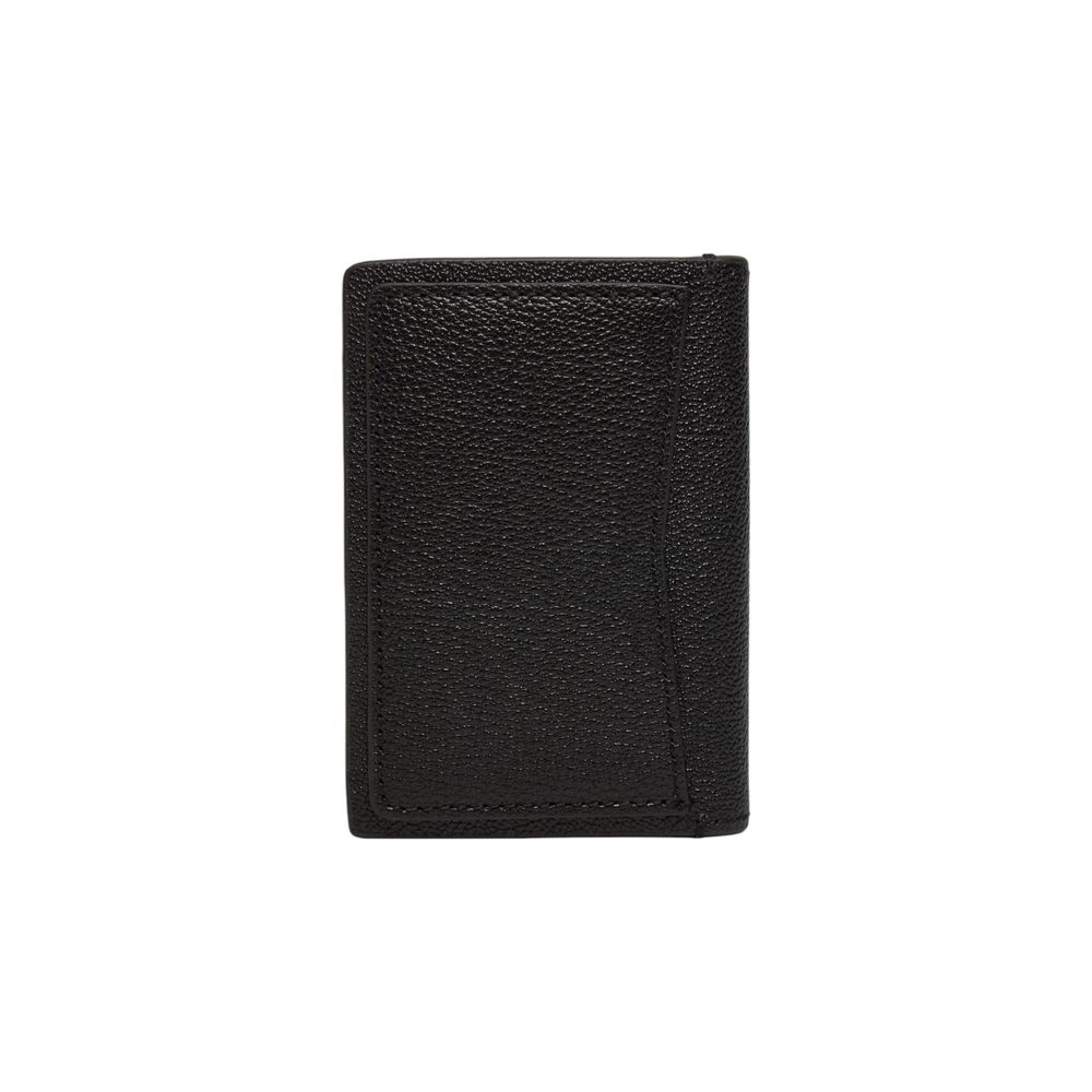 Portefeuille en cuir noir Calvin Klein Jeans