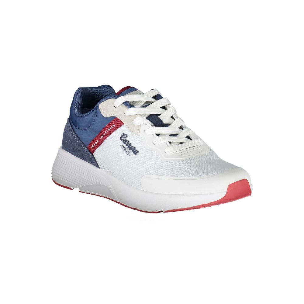 Carrera Sleek White Sports Sneakers with Contrast Accents by Carrera