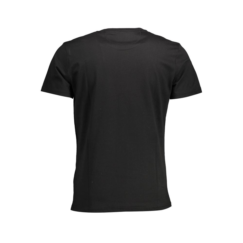 La Martina Elegant Crew Neck Tee with Iconic Print by La Martina