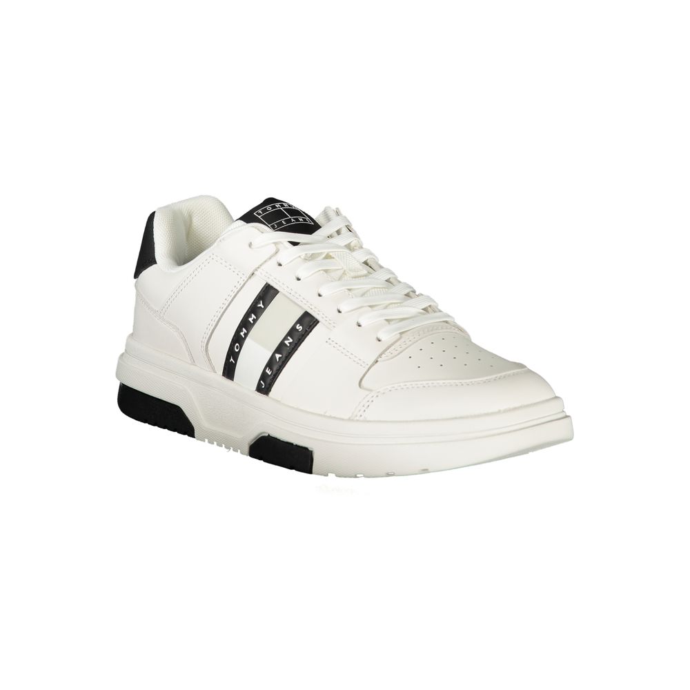 Tommy Hilfiger White Polyethylene Men Sneaker by Tommy Hilfiger