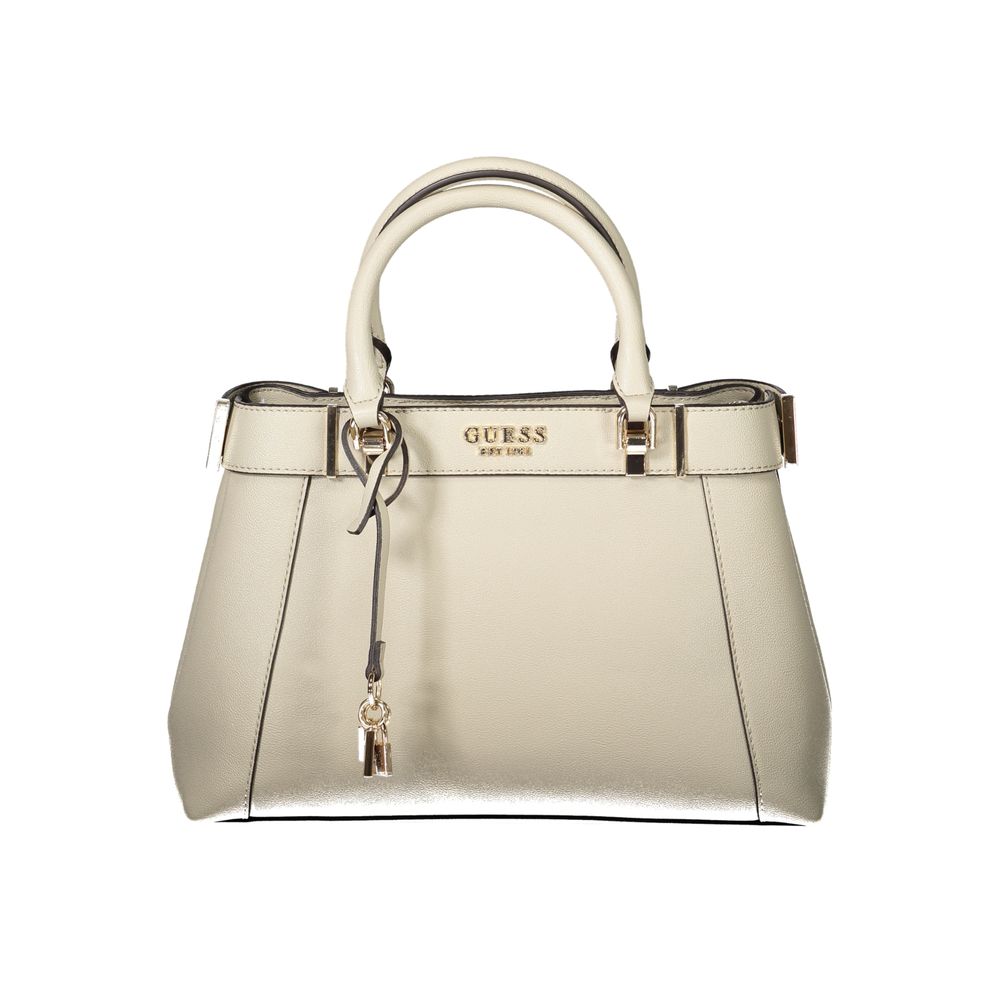 Guess Jeans Beige Polyethylene Handbag by Guess Jeans