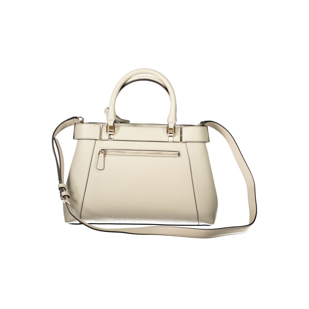 Guess Jeans Beige Polyethylene Handbag by Guess Jeans