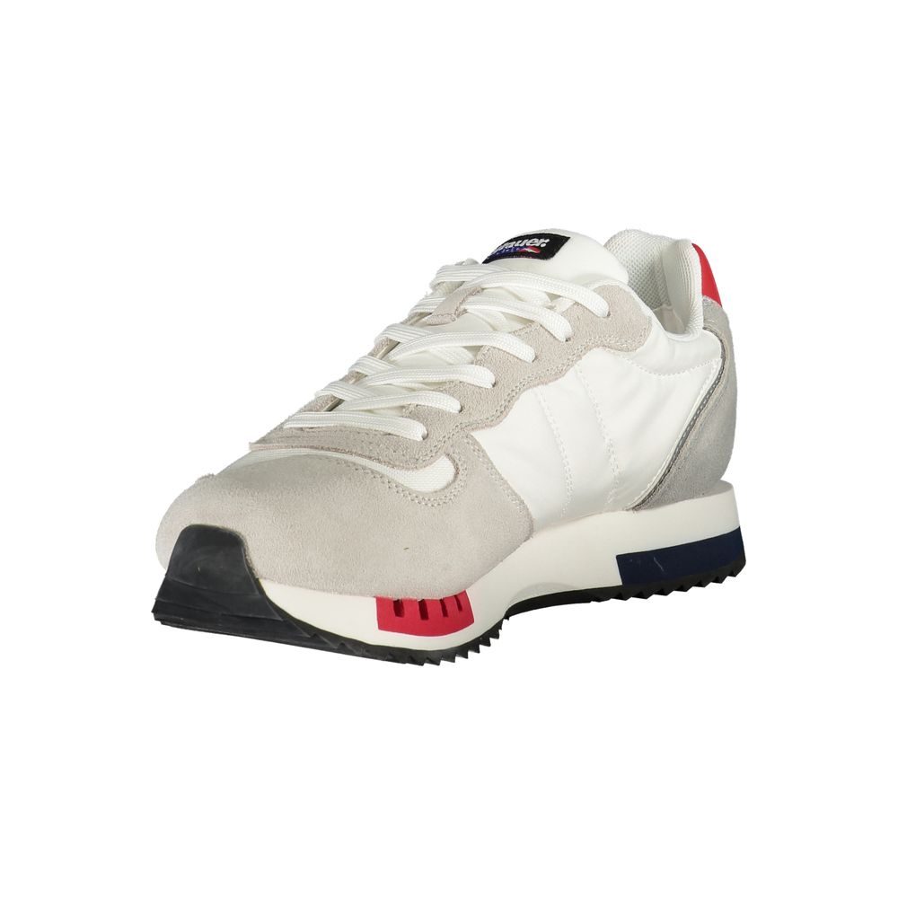 Blauer White Polyethylene Men Sneaker by Blauer