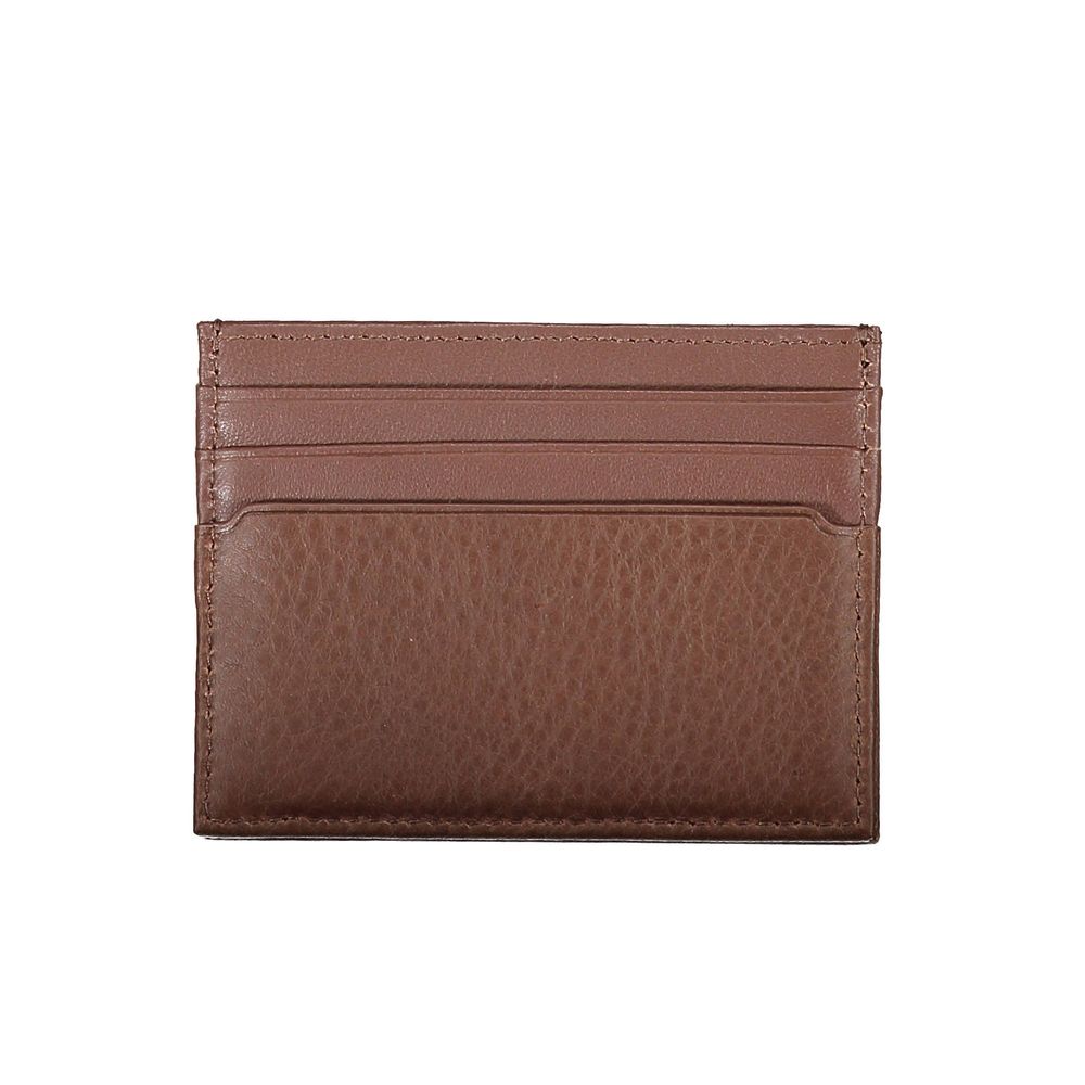 Portefeuille homme en cuir marron Tommy Hilfiger