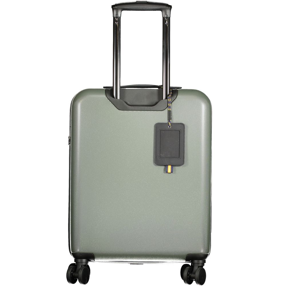 Valise de voyage K-WAY en plastique vert pour homme