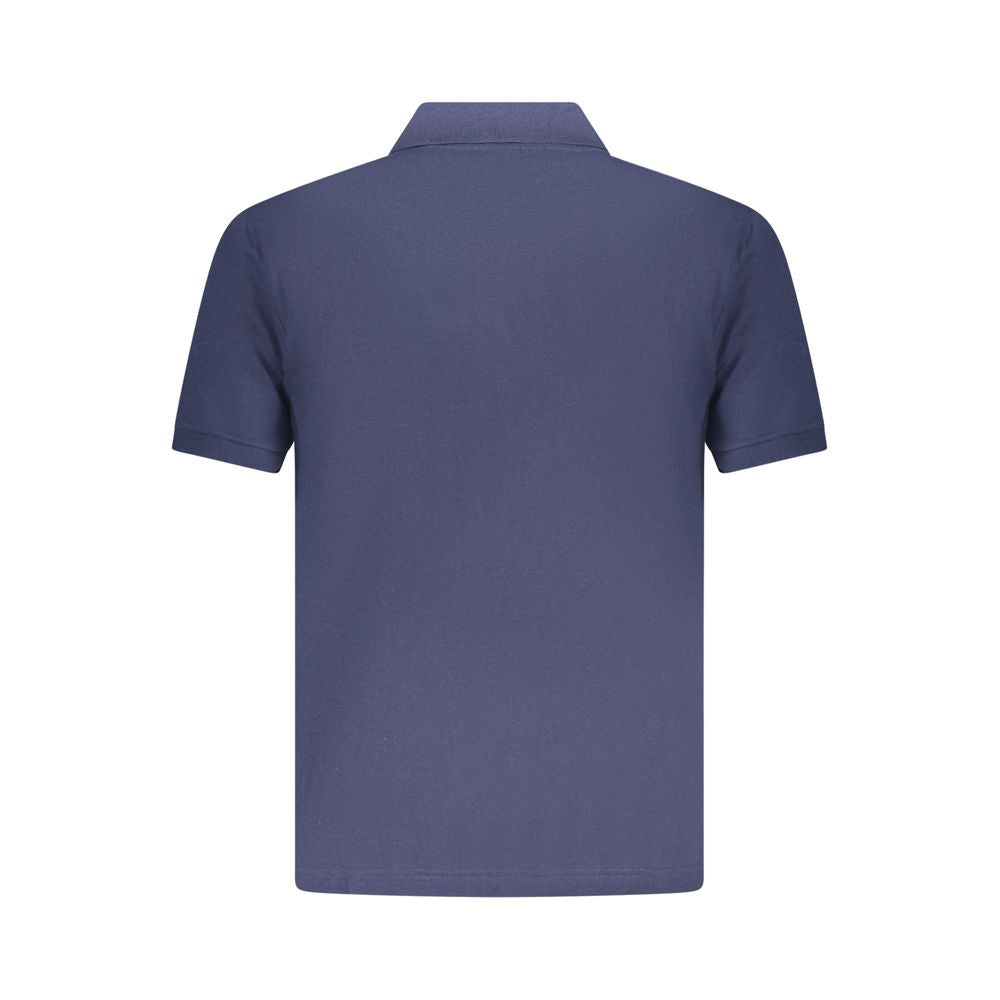 US Grand Polo Blue Cotton Men Polo Shirt