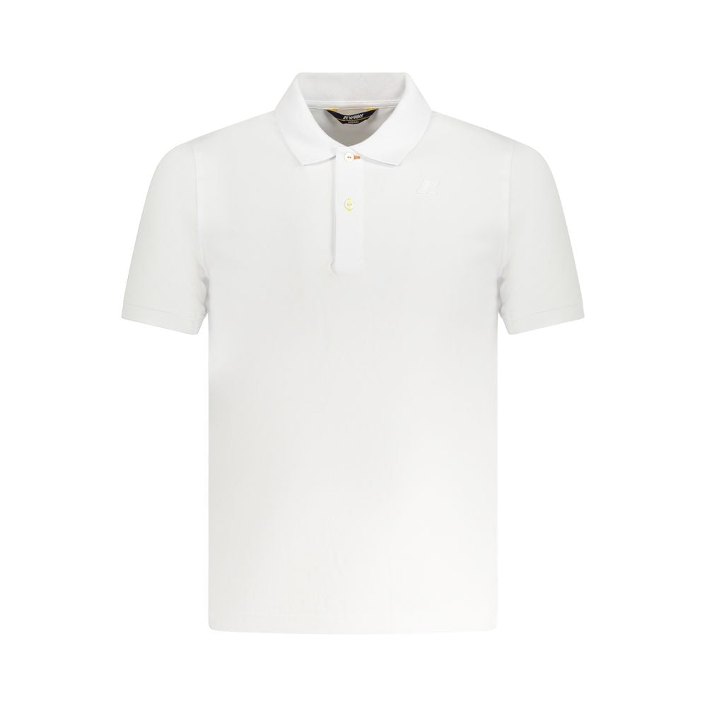 Polo en coton blanc K-WAY