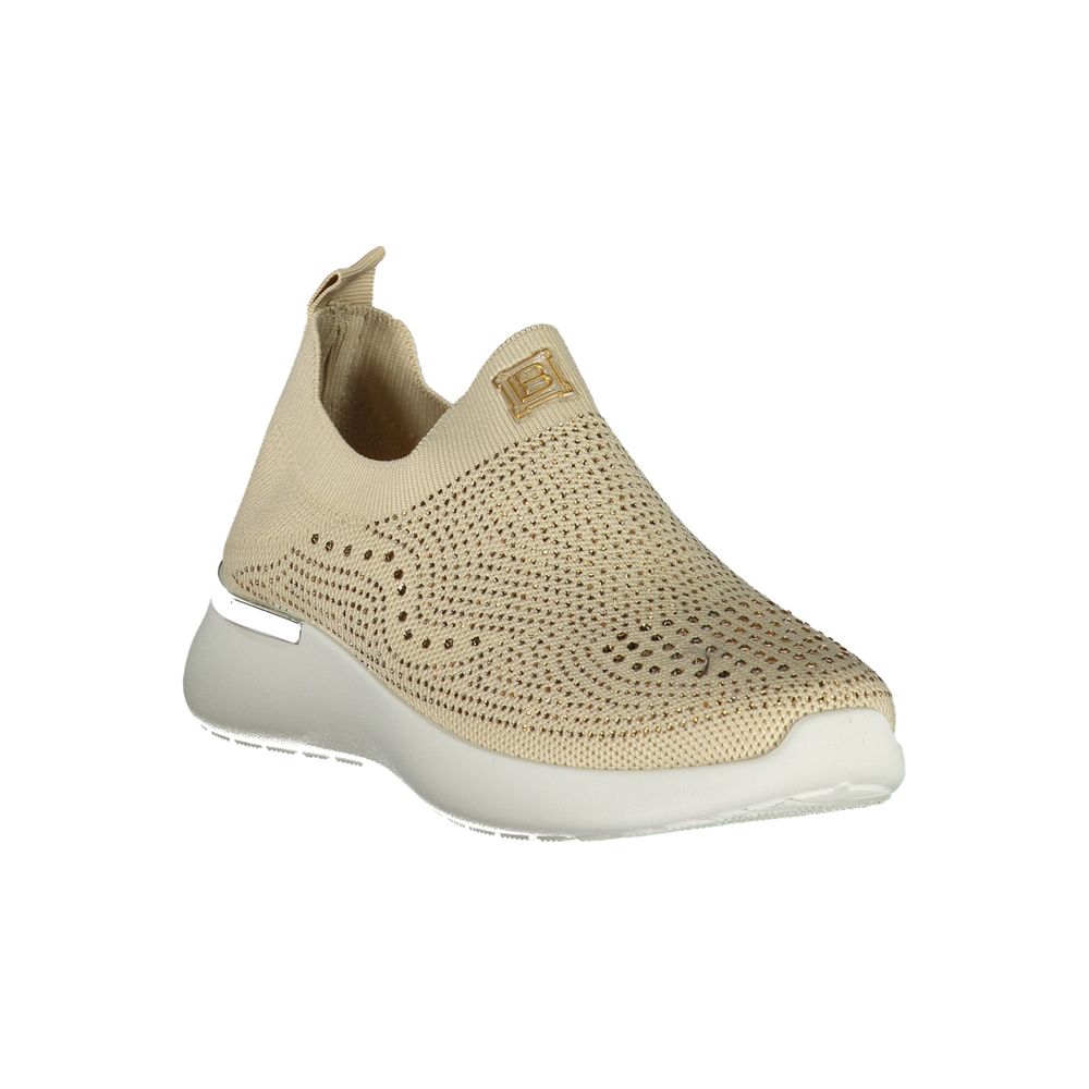 Baskets femme Laura Biagiotti en polyester beige