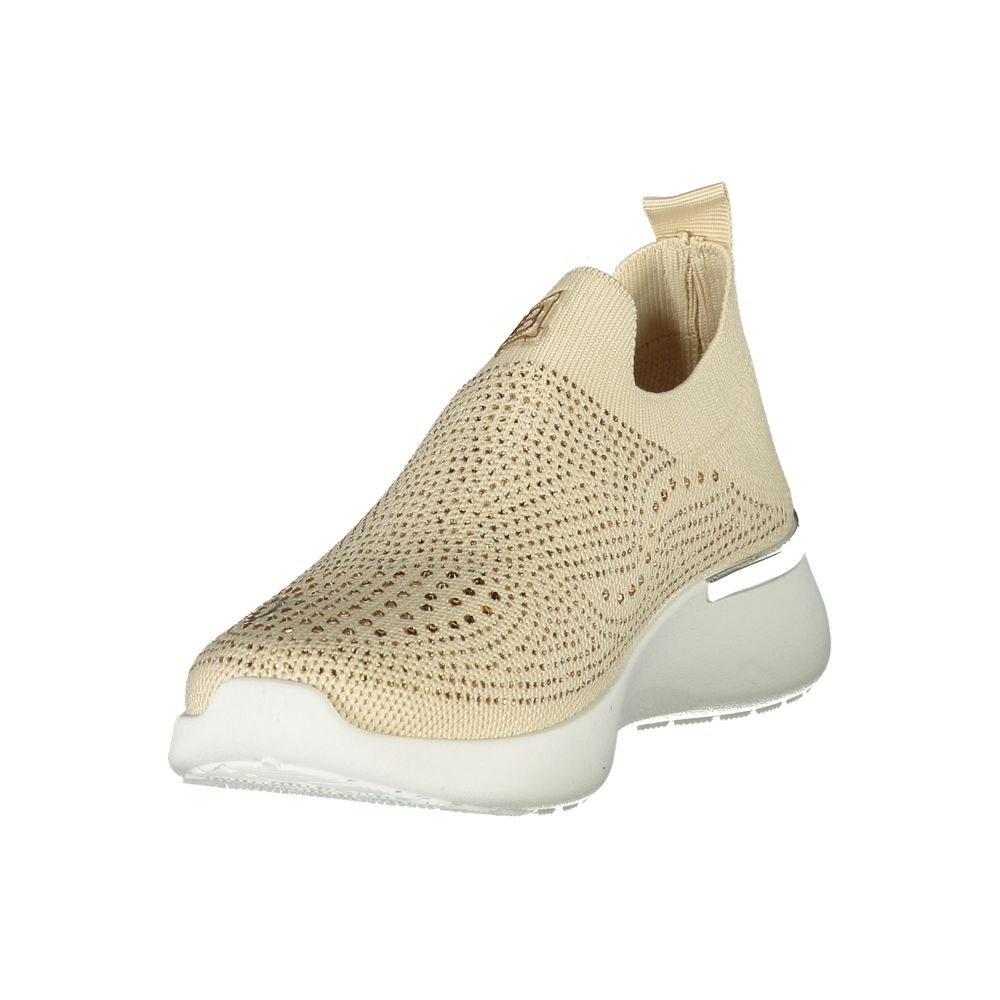 Baskets femme Laura Biagiotti en polyester beige