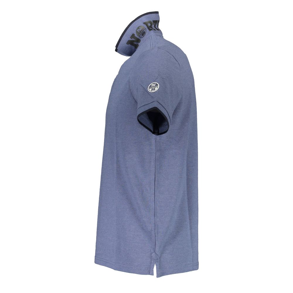 Polo North Sails bleu en coton pour homme