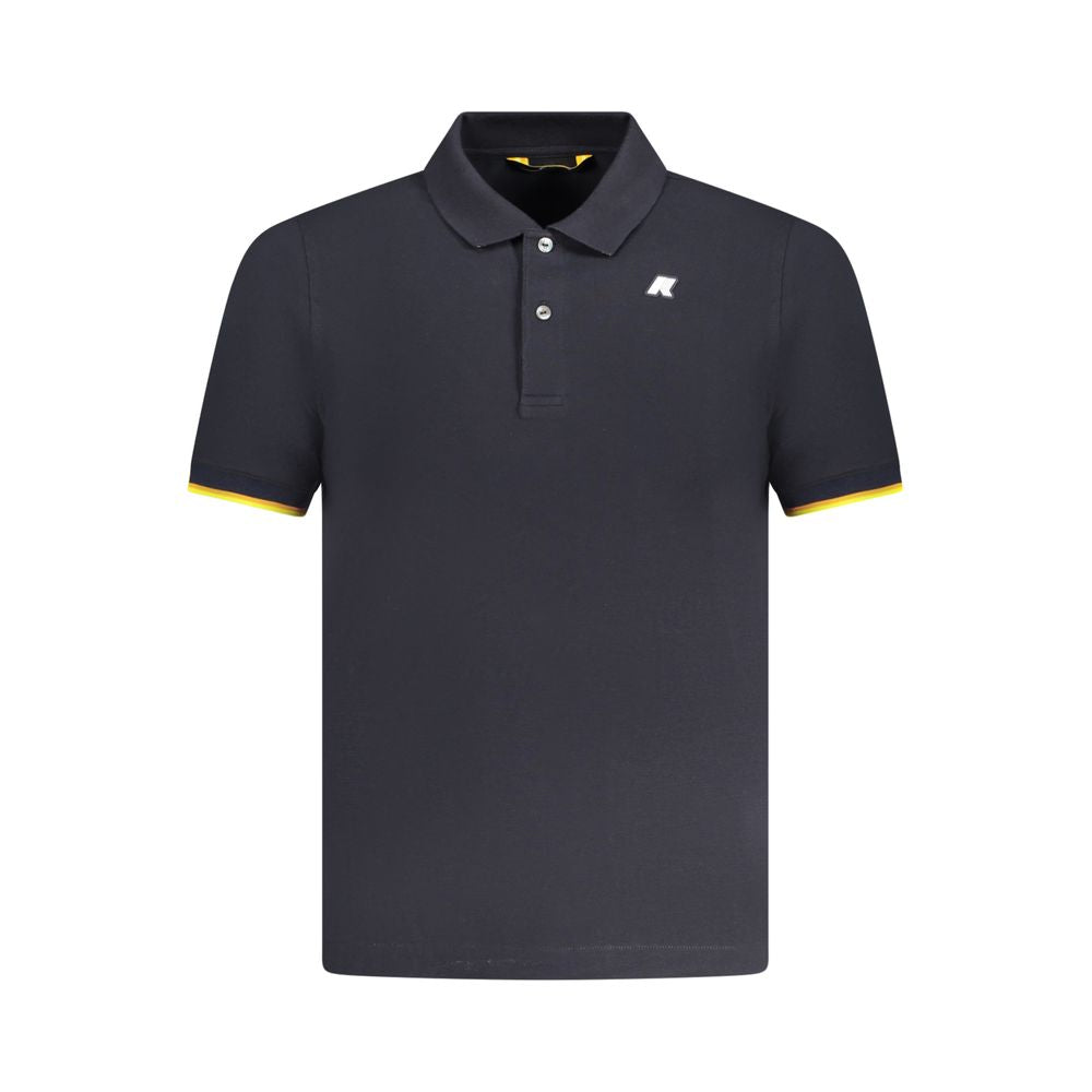 Polo en coton bleu K-WAY