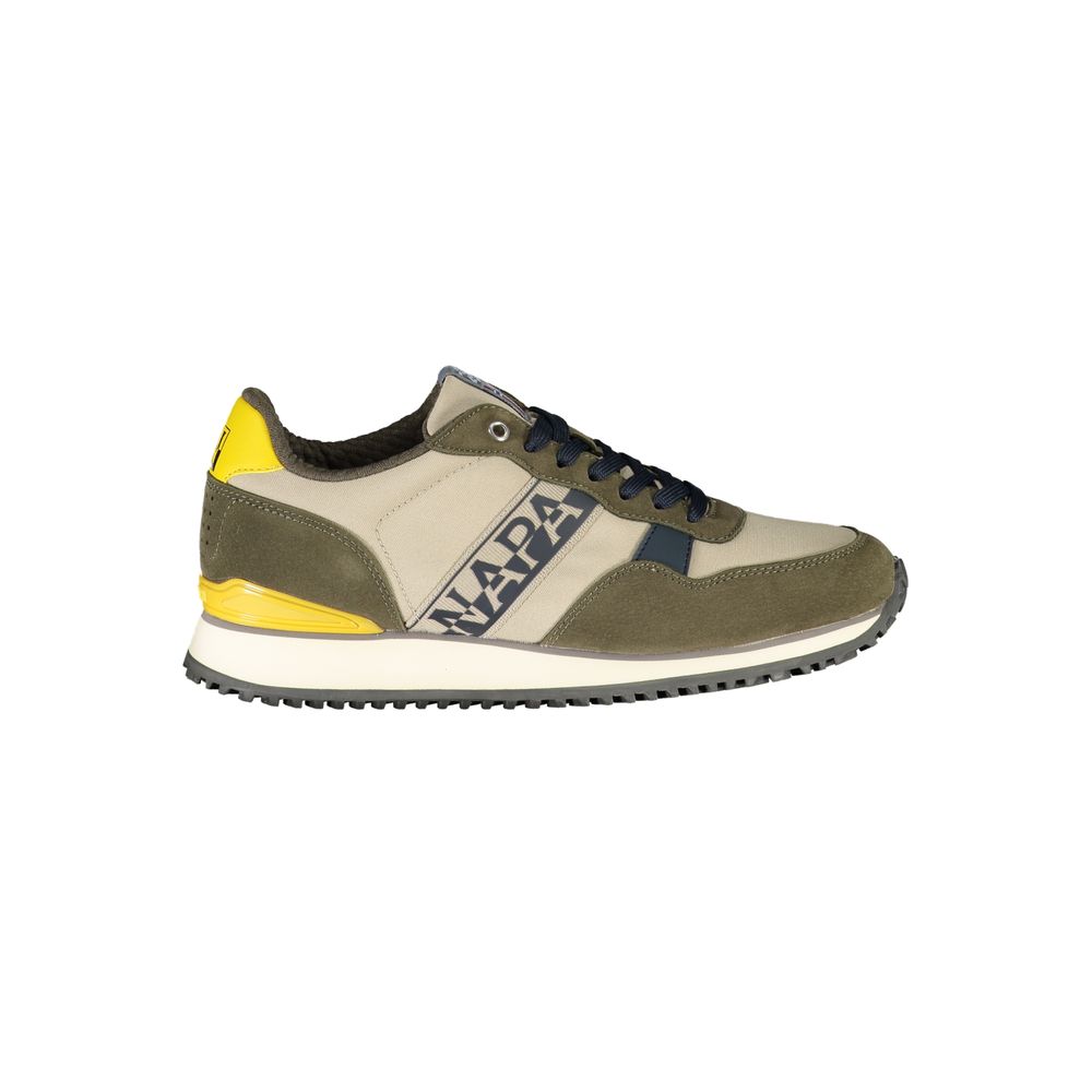 Napapijri Elegant Beige Lace-Up Sporty Sneakers by Napapijri