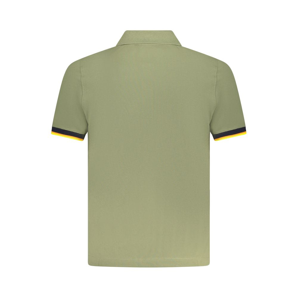Polo en coton vert K-WAY