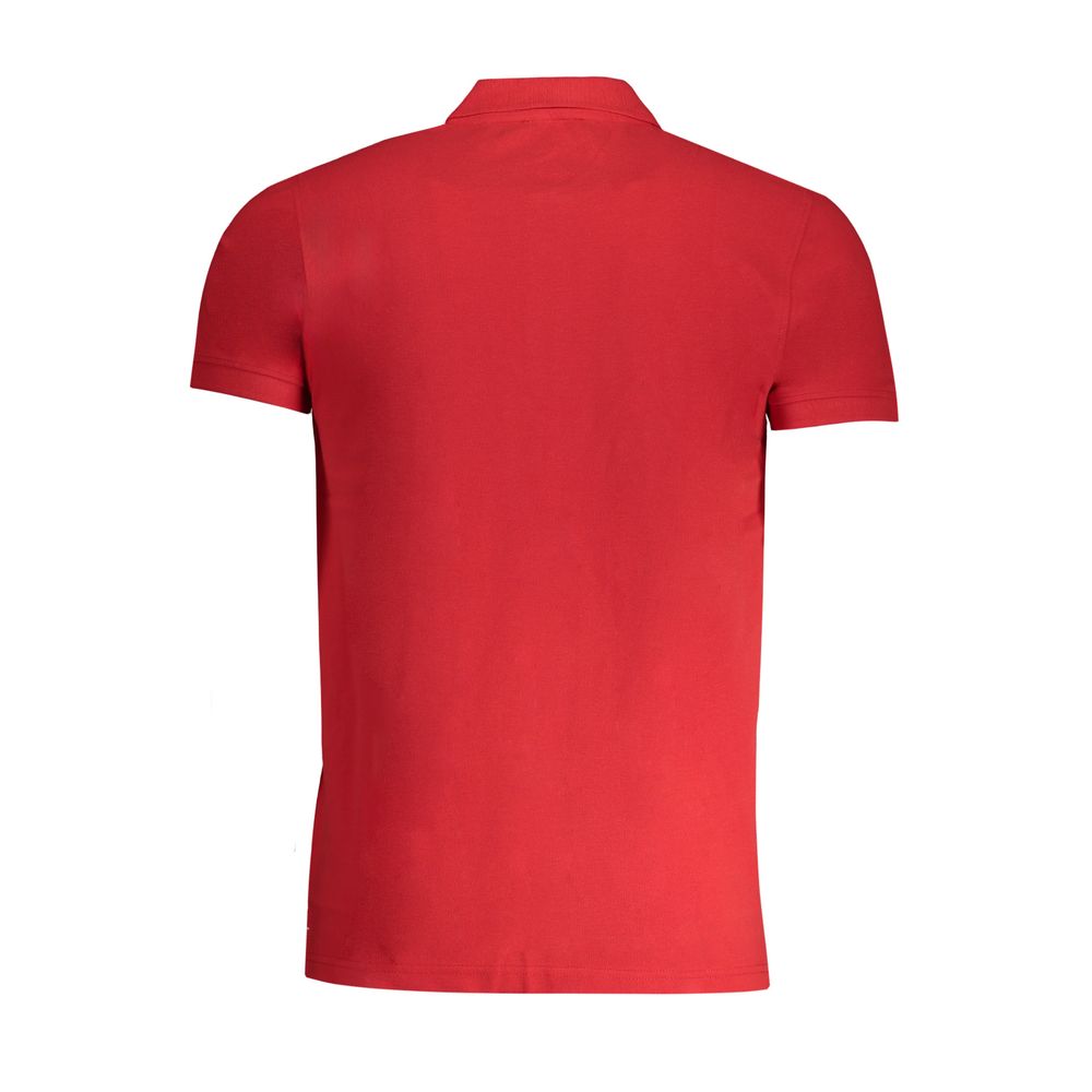 Cavalli Class Red Cotton Polo Shirt by Cavalli Class