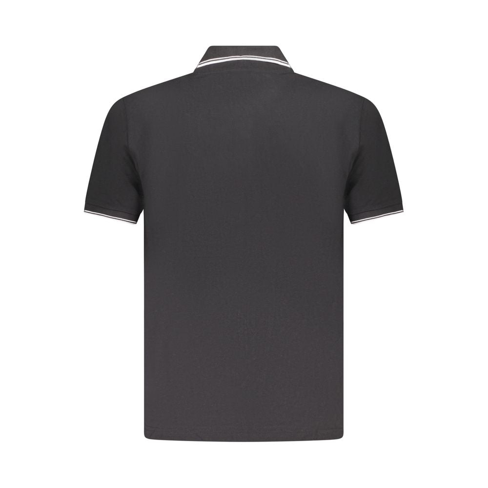 US Grand Polo Black Cotton Men Polo Shirt