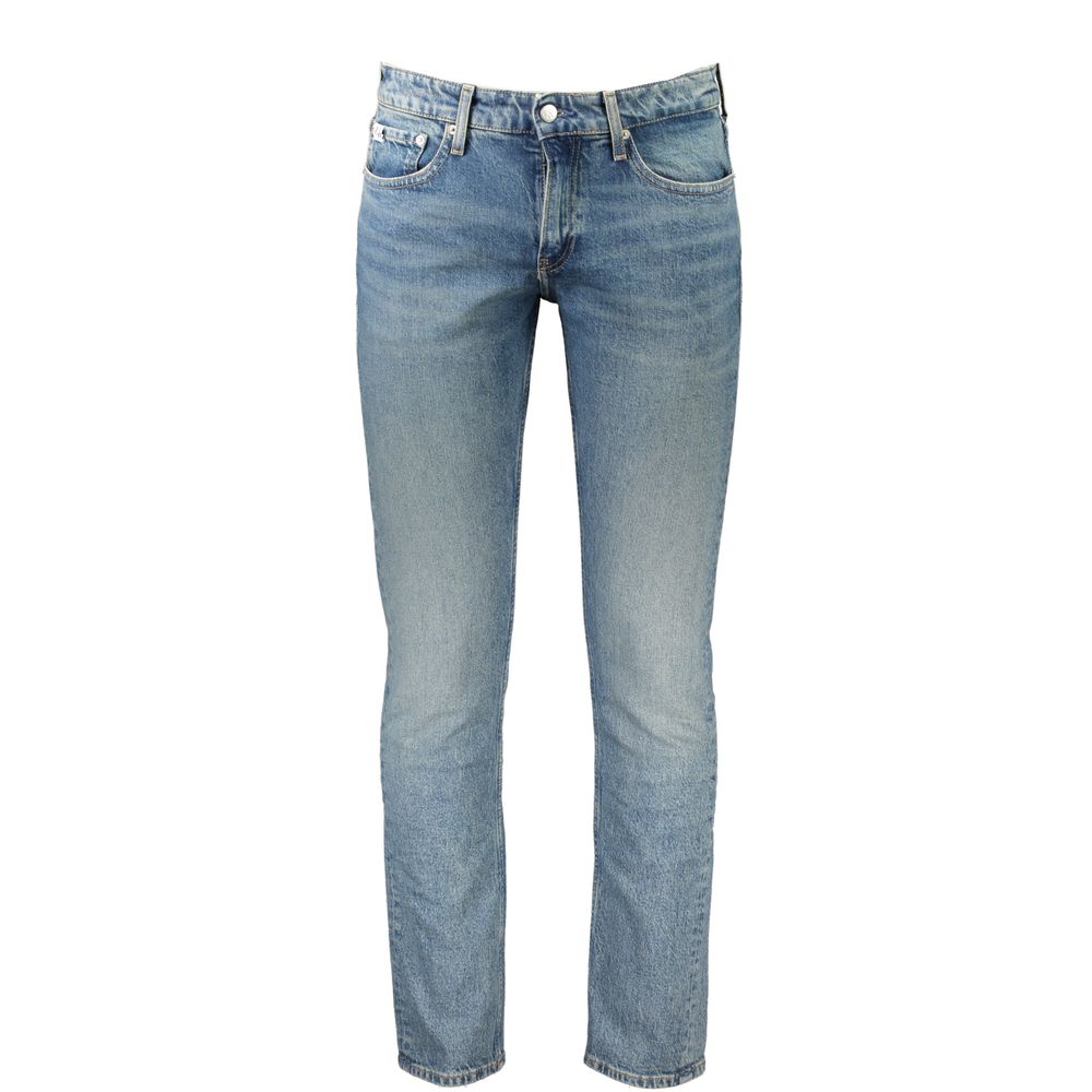 Calvin Klein Blue Cotton Jeans & Pant by Calvin Klein