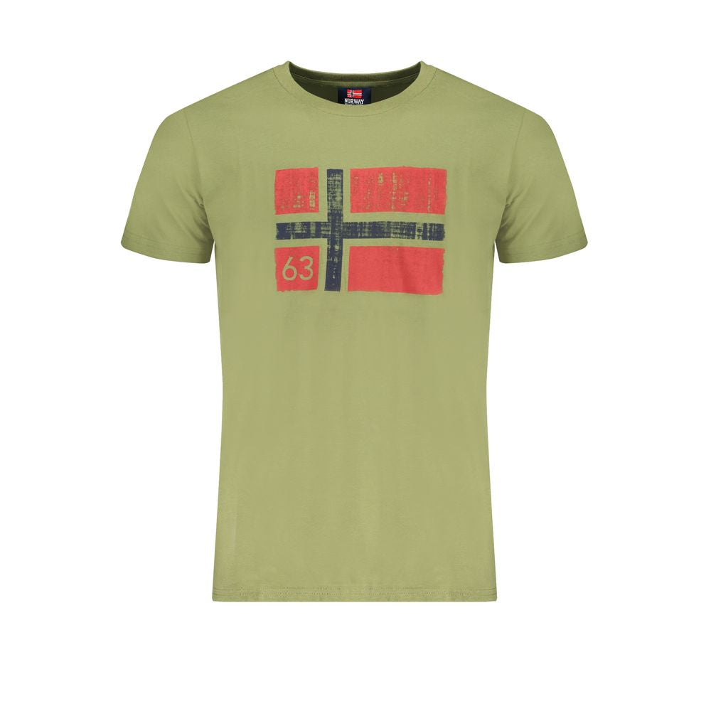 Norway 1963 Green Cotton T-Shirt by Norway 1963