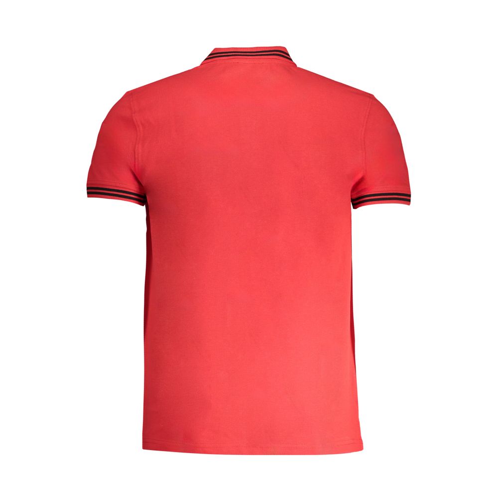 Cavalli Class Red Cotton Polo Shirt by Cavalli Class