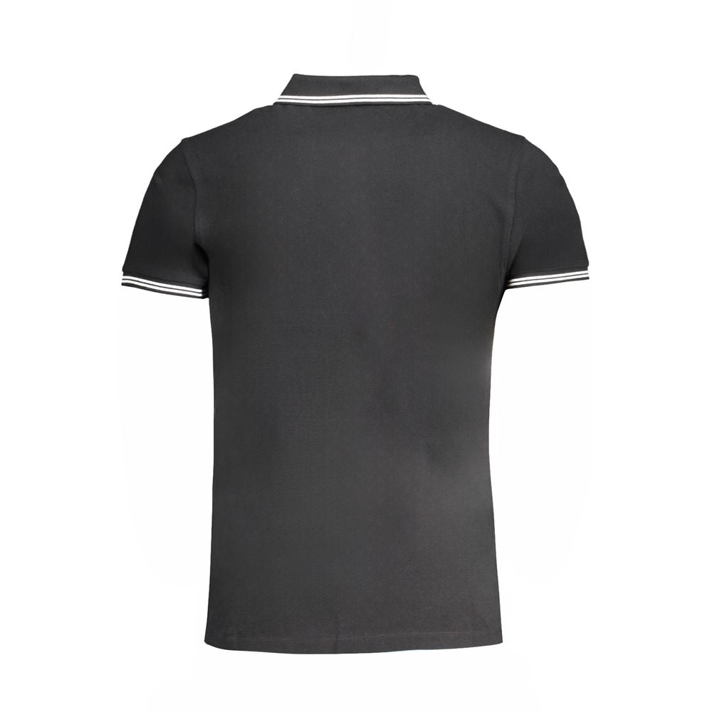 Polo Cavalli Class en coton noir