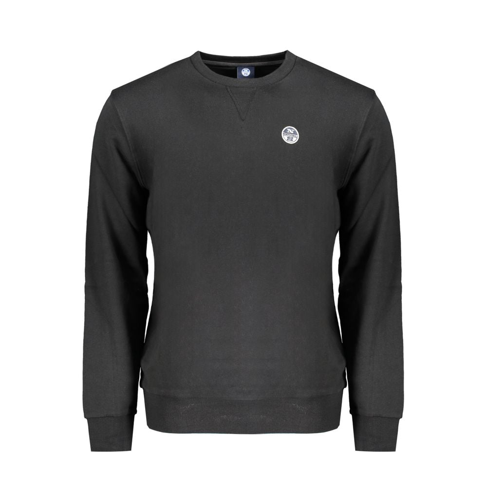 North Sails Black Cotton Sweater by North Sails