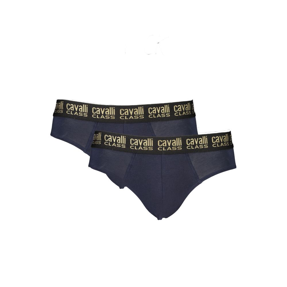 Sous-vêtements Cavalli Class en coton bleu pour homme