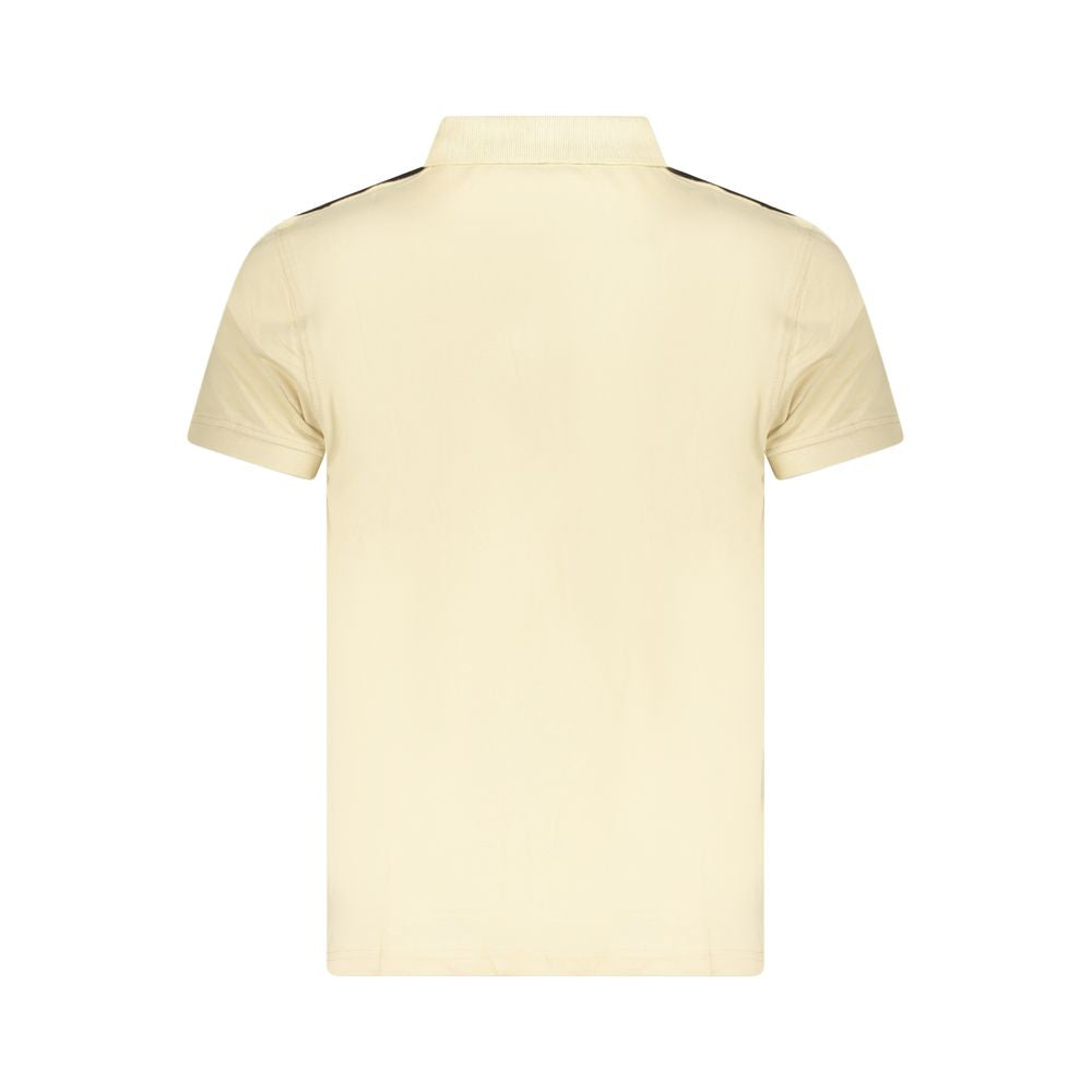 Polo Cavalli Class en coton beige pour homme