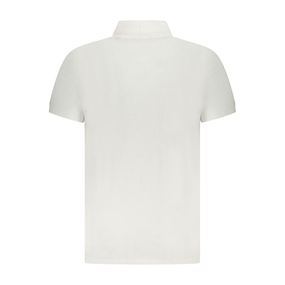 Polo Cavalli Class en coton blanc pour homme