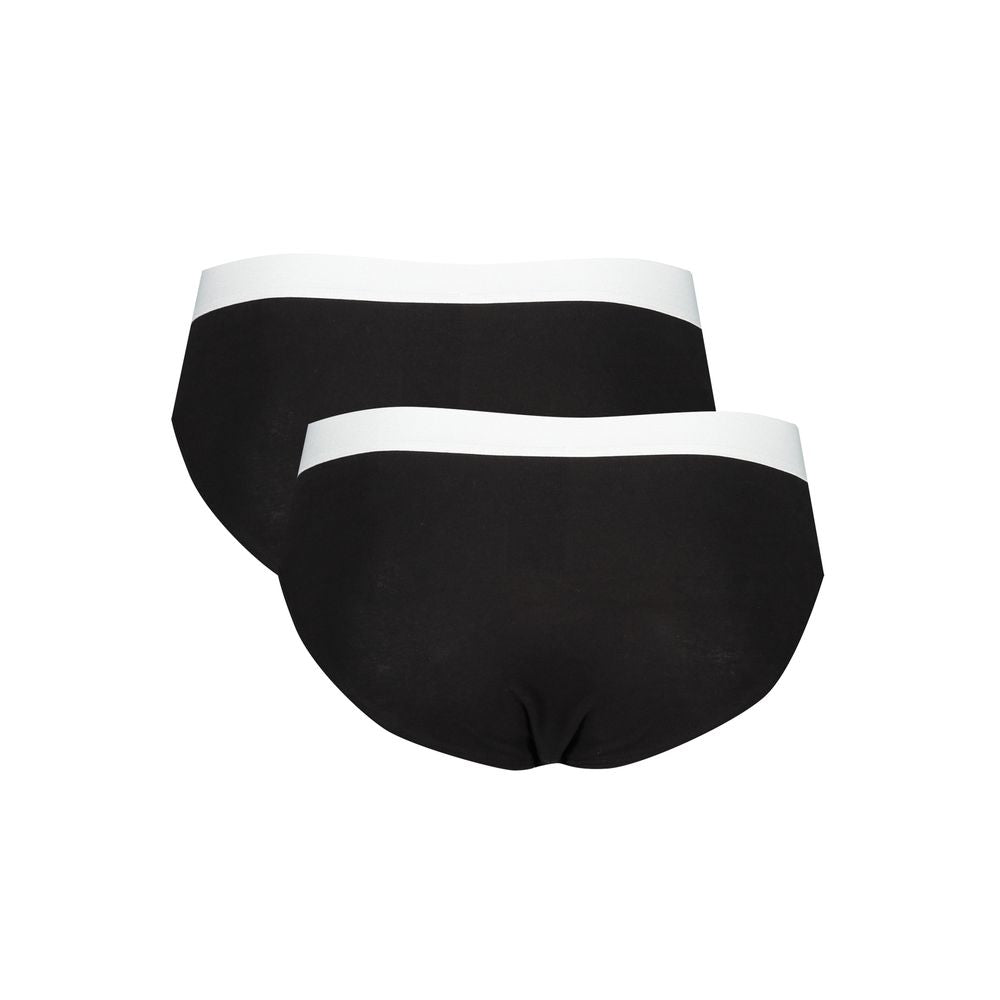 Pack de sous-vêtements pour homme en coton noir Trussardi