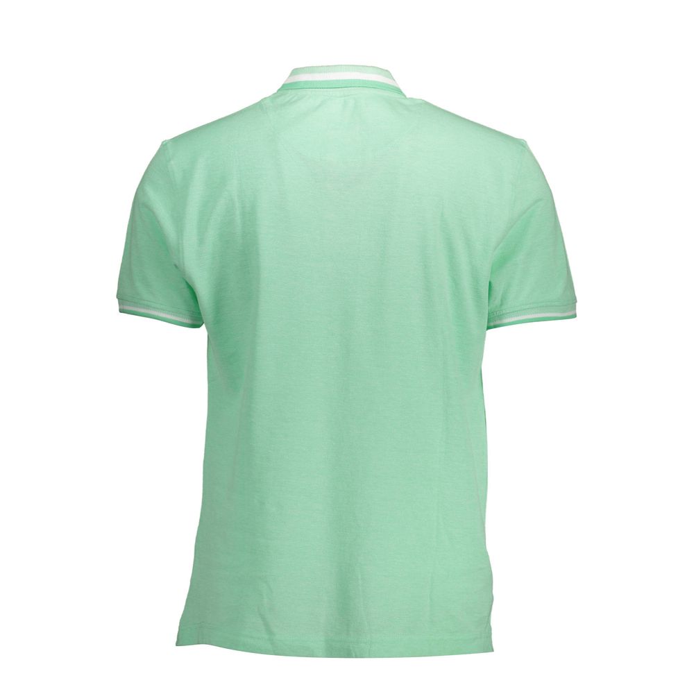 Polo homme en coton vert Harmont & Blaine